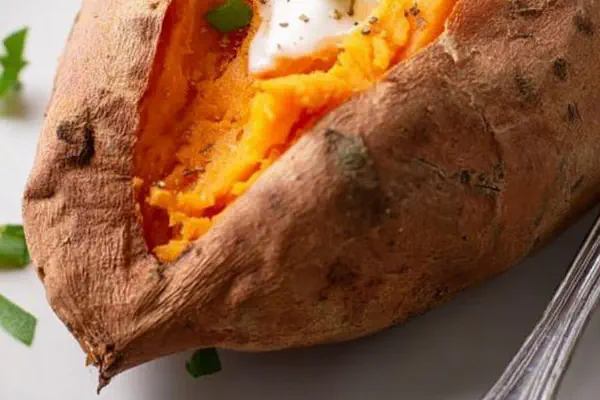 Batata-doce no micro-ondas