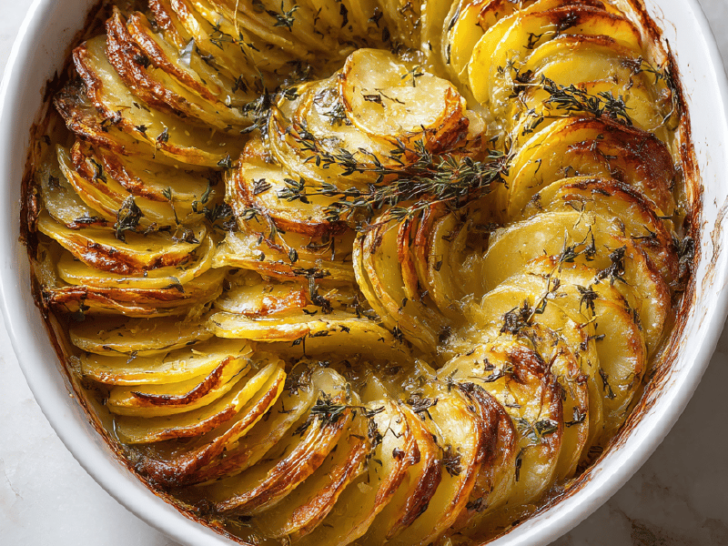 Batatas à Boulangère adaptada