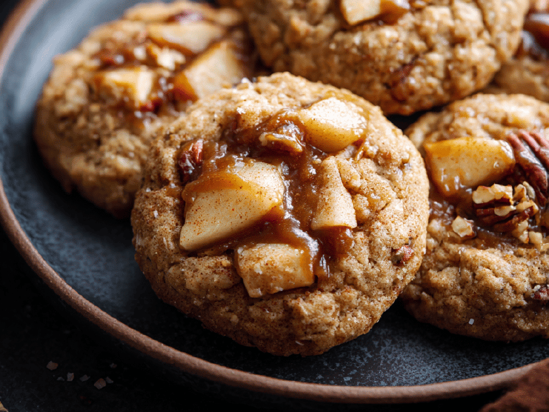 Biscoito Maçã Caramelo