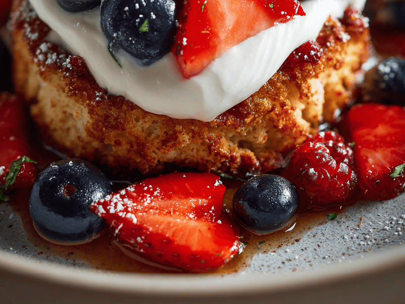 Biscoito Rápido com Frutas