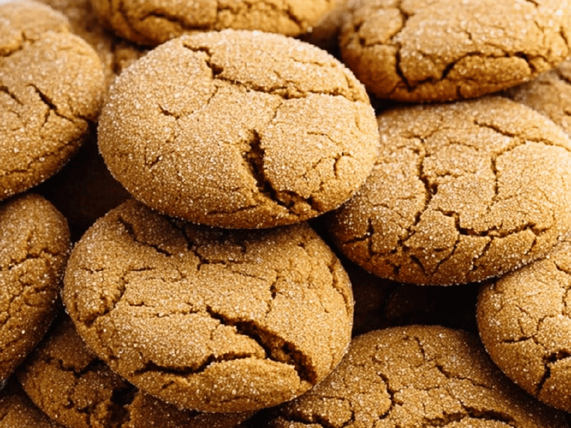 Biscoitos de Melado com Gengibre