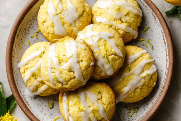 Biscoitos espelhados cítricos