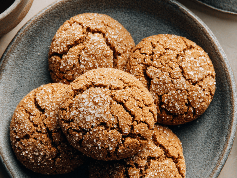 Biscoitos gengibre duplo