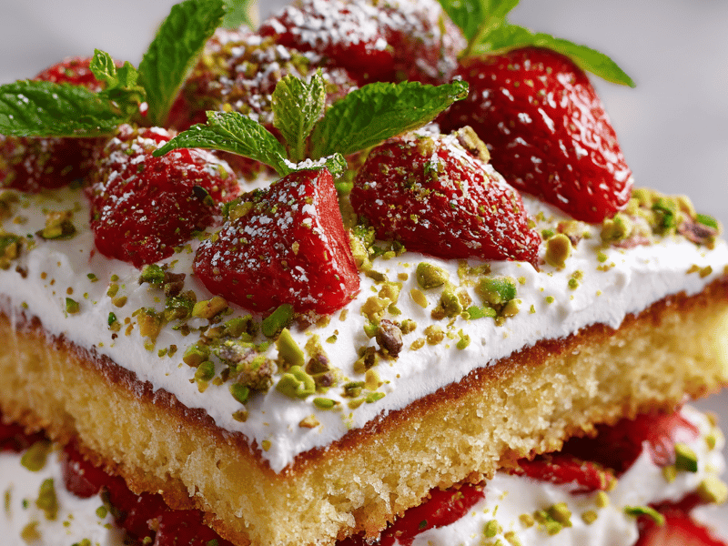 Bolo Chantilly de Morango