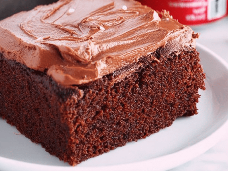 Bolo de Coca-Cola com Toque de Café