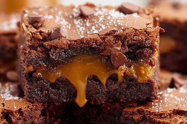 Brownie de Caramelo Cremoso