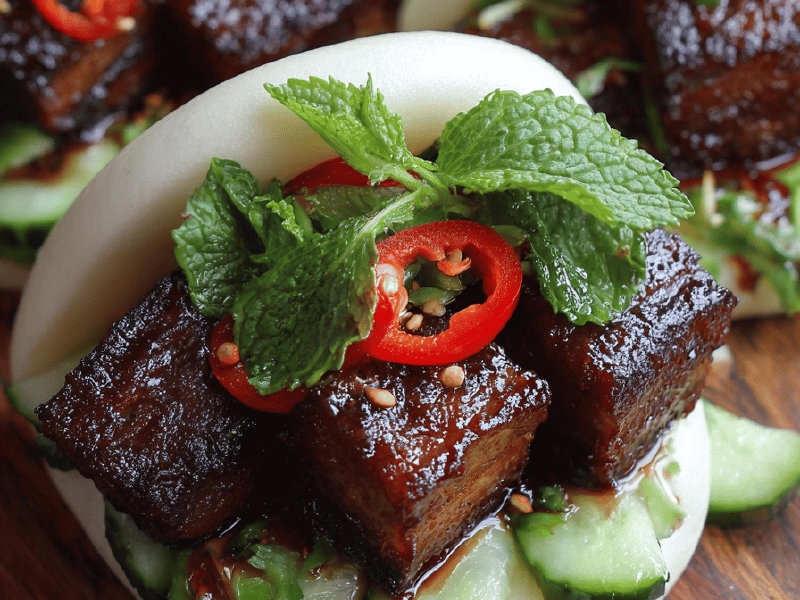 Bunsau de Panceta Satay