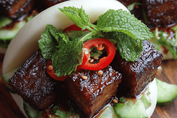 Bunsau de Panceta Satay