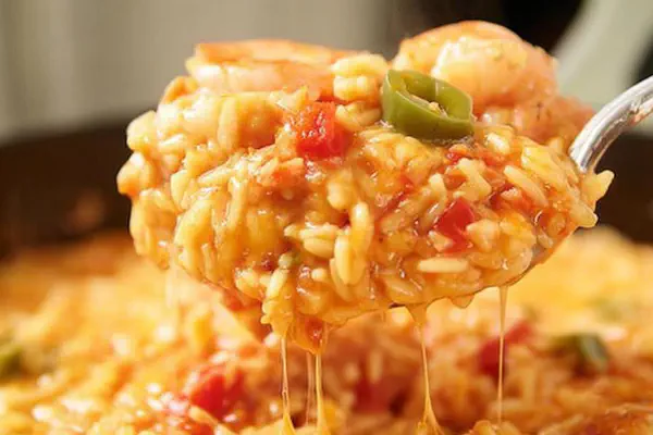 Camarão com Orzo Cremoso