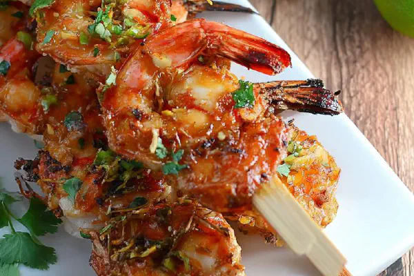 Camarão Grelhado Thai