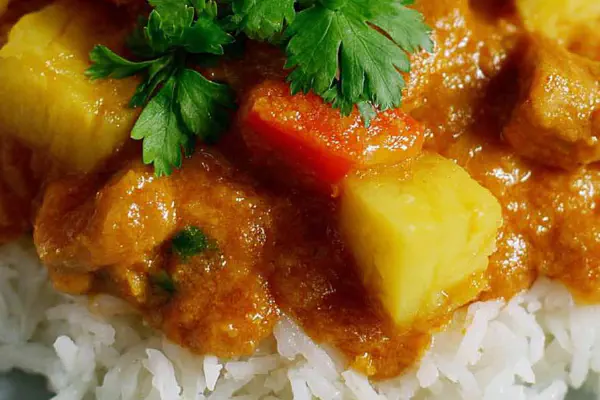 Caril Suíno Abacaxi