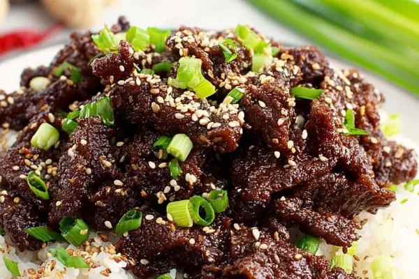 Carne de Gengibre Crocante