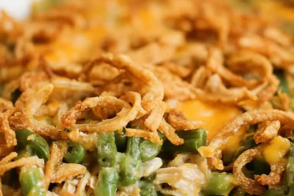 Casserole de Frango com Vagem e Queijo