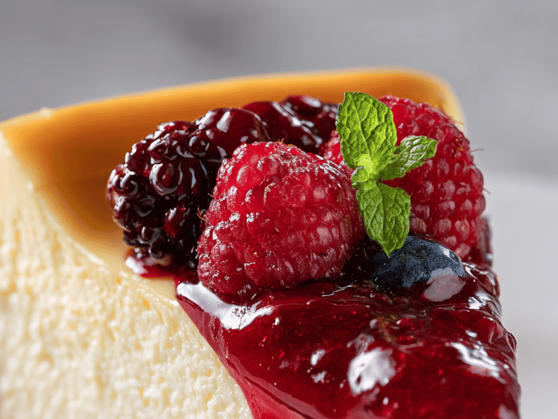 Cheesecake de aveia tropical