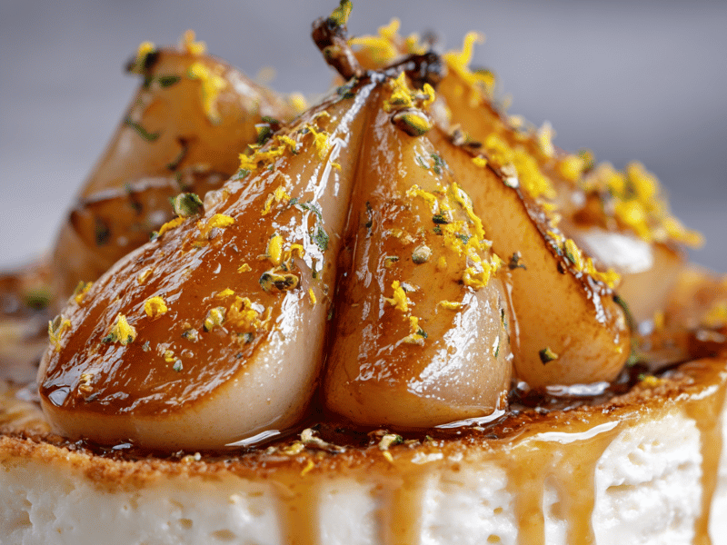 Cheesecake Pera e Maple