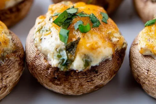 Cogumelos Recheados Apimentados