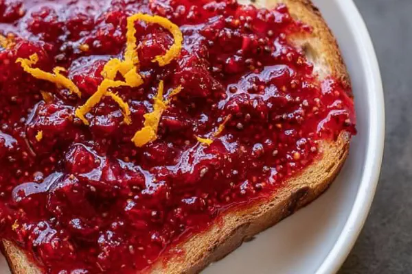 Compota de Cranberry com Chia