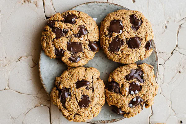 Cookies Veganos de Chocolate com Ameixa