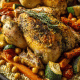Salada rústica de feijão vermelho e frango