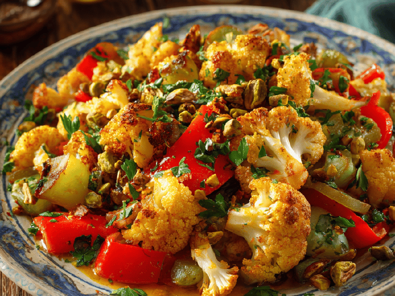 Couscous de Couve-Flor Tropical