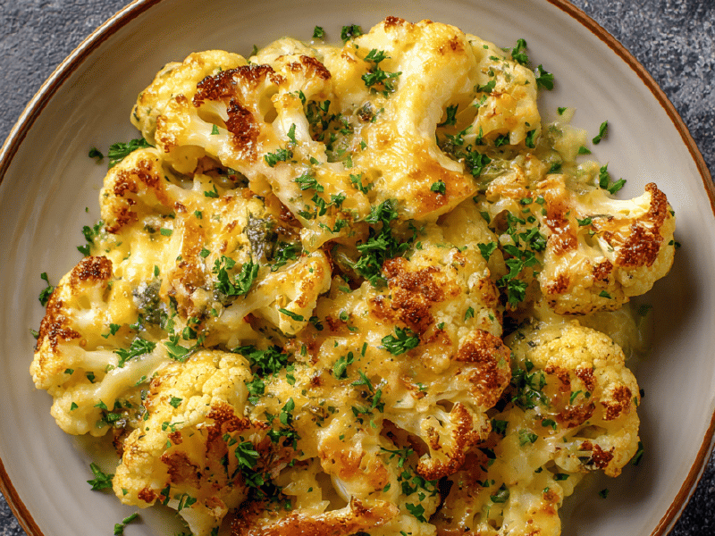 Couve-flor com Molho Mornay