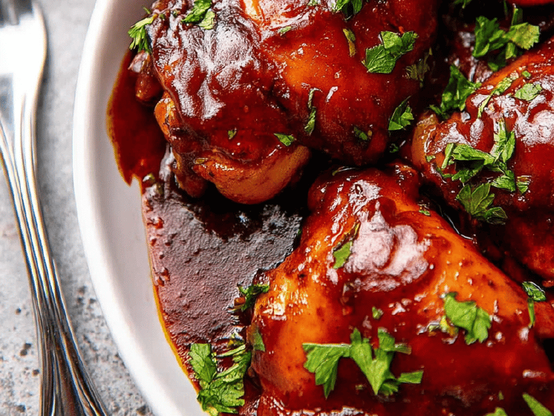 Coxas BBQ Crockpot com Toque Mineiro