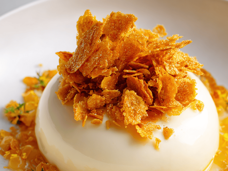 Crema de Milho com Crocante