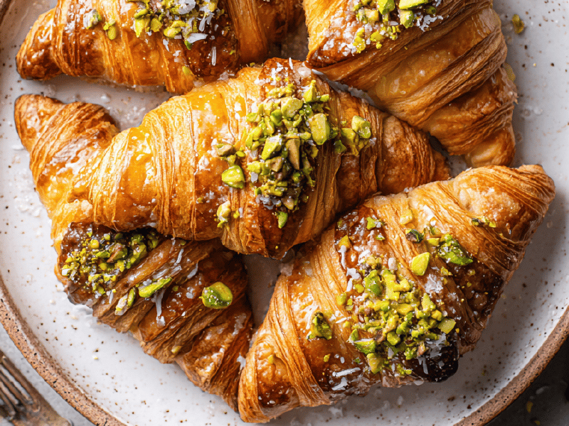 Croissants Pistache Laranja