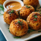 Boulettes gigantes com carne e brócolis