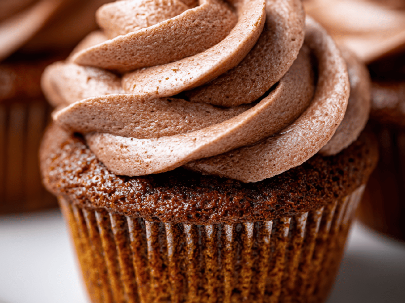 Cupcakes de Cacau Veganos com Twist