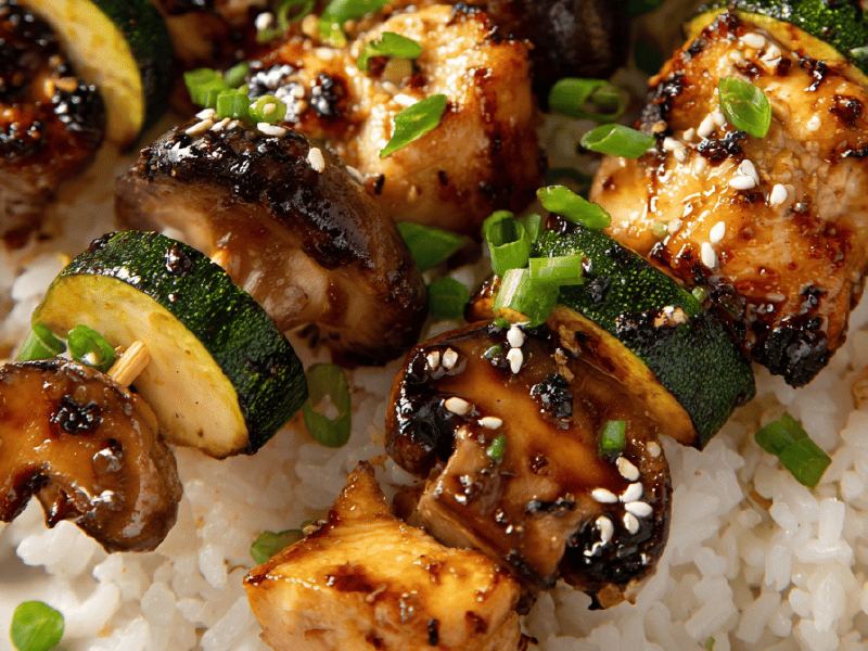 Espetinhos de Frango Hoisin
