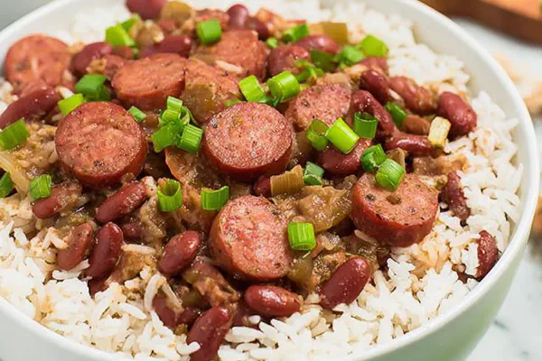 Feijão Vermelho com Arroz