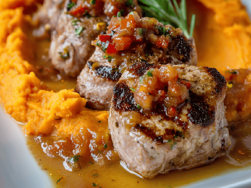 Filé Suíno com Chutney