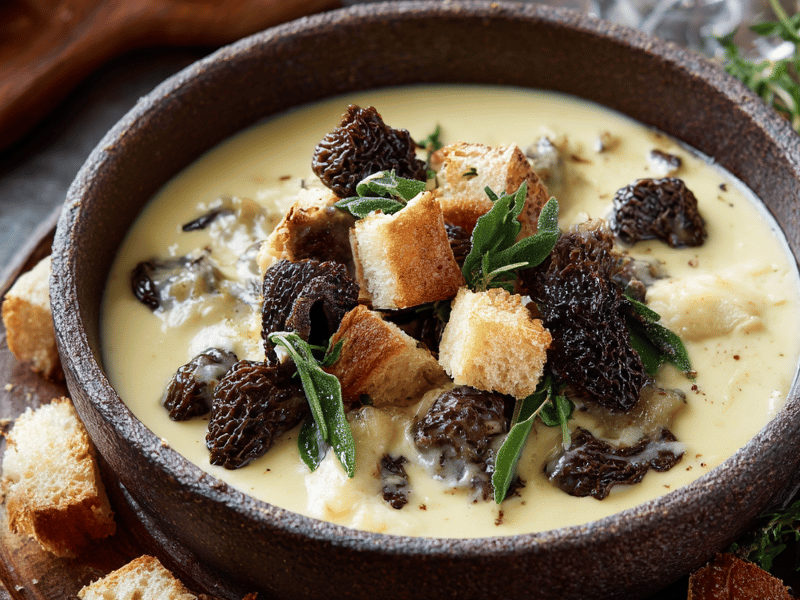 Fondue de Gruyère e Morchella