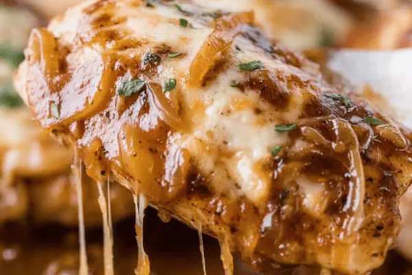 Frango com Cebola Caramelizada