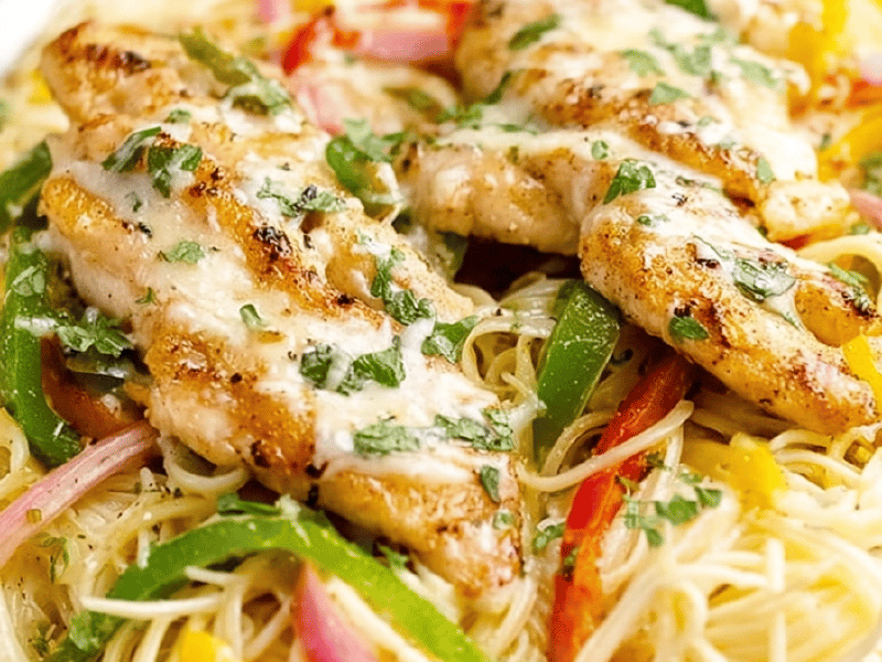 Frango Scampi ao Estilo Olive Garden