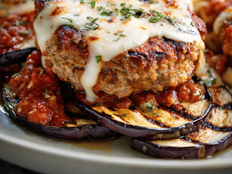 Galettes de Porco Parmigiana