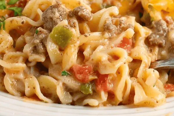 Gratinado de Carne e Macarrão