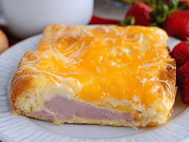 Gratinado de Presunto e Queijo
