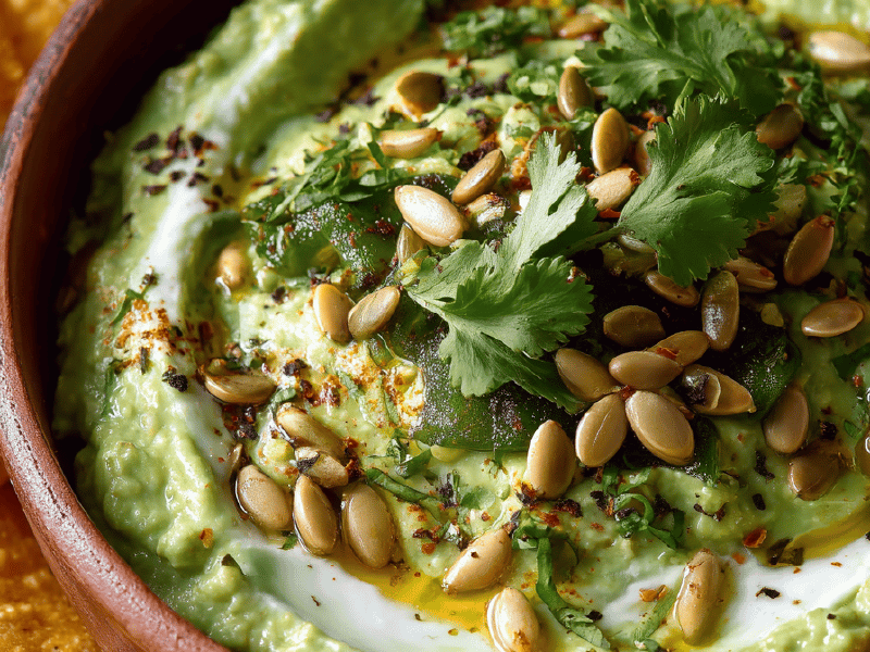 Guacamole de Tomatillos Assados