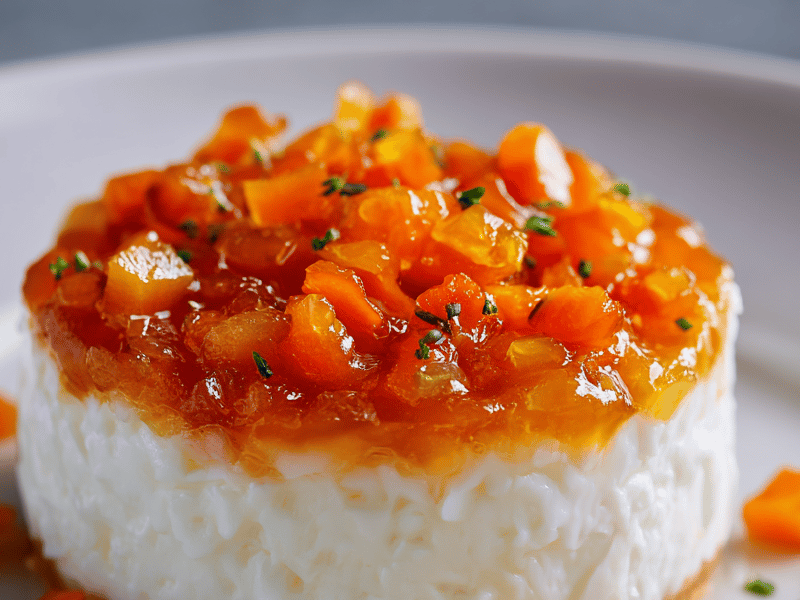 Iogurte com Geleia de Cenoura