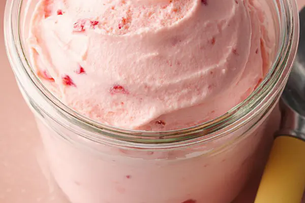 Iogurte Gelado de Morango