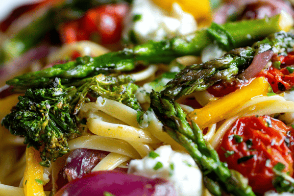Linguine Primavera com Twist