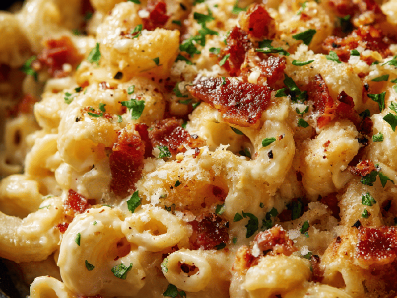 Macarrão com Queijo Cremoso
