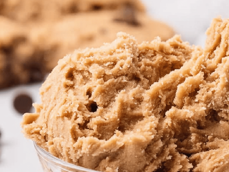 Massa de Biscoito com Manteiga de Amendoim