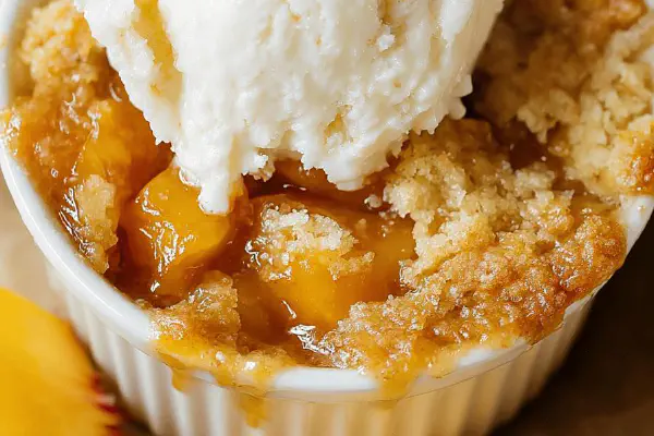 Mini Cobbler de Pêssego