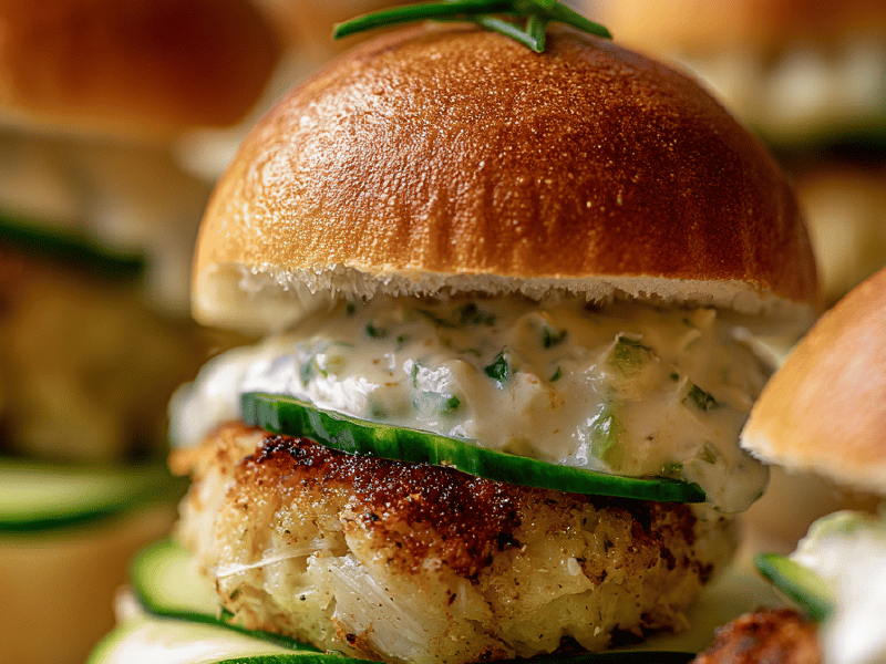 Mini Hambúrgueres de Crabcake