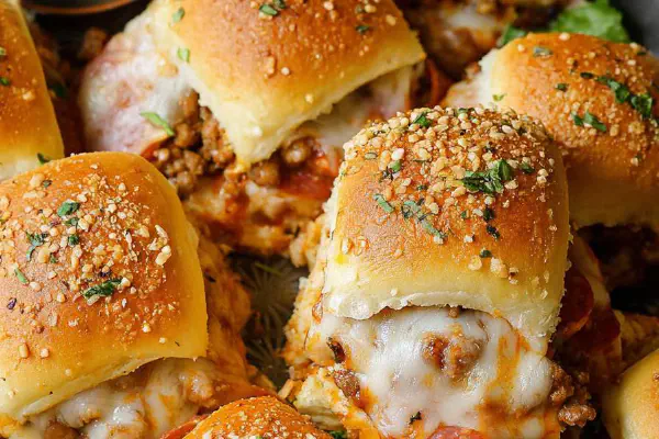 Mini Pizzas de Pão de Forma