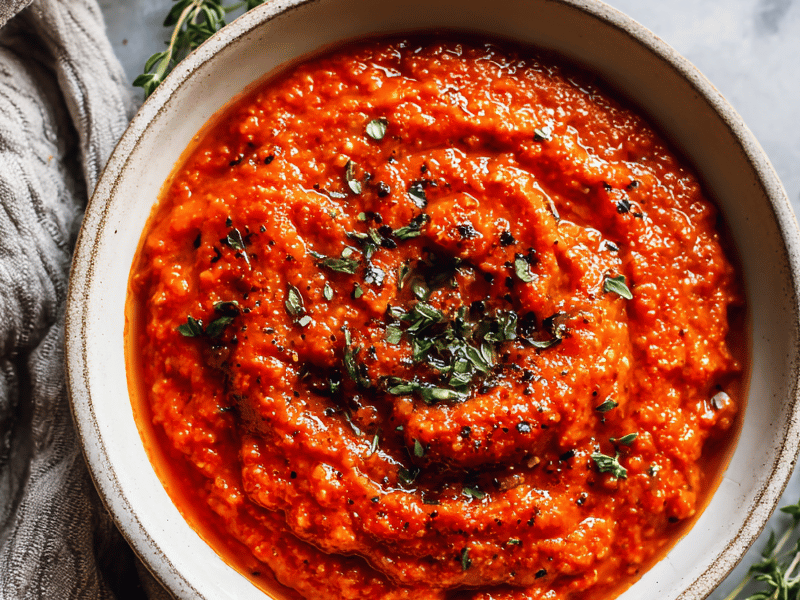 Molho de Tomate com Pimentão
