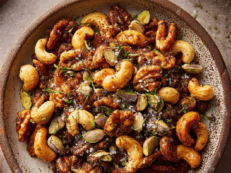 Nozes Caramelizadas Picantes